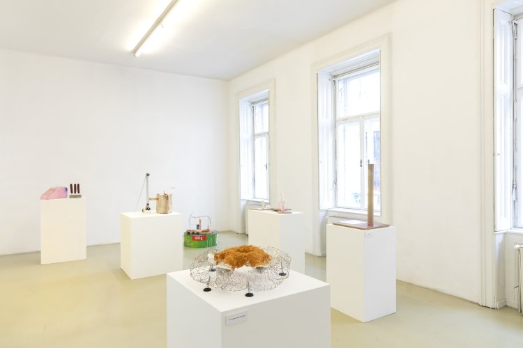 Ausstellungsansicht, MARTIN GRANDITS, Serve the Servants, 2024, courtesy Galerie Krinzinger and the artist, Foto: 2024 Tamara Rametsteiner.