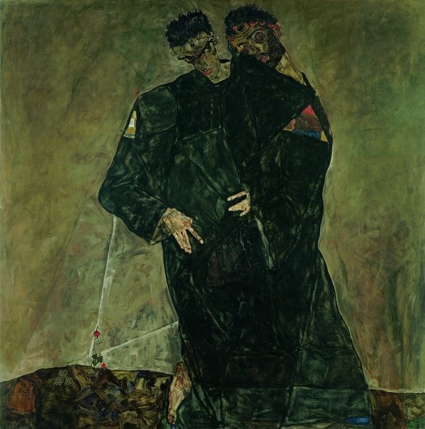 Die Eremiten, 1912 | Öl auf Leinwand | 181 × 181 cm | © Leopold Museum, Wien