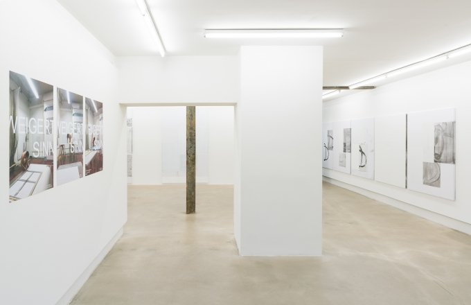 Johannes Tassilo Walter, WEIGERT SINN, 2018, Ausstellungsansicht, Nir Altman Galerie