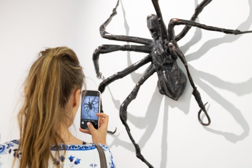 Die Spinne von Louise Bourgeois - verkauft von Hauser & Wirth für 22 Millionen US-Dollar, Foto: © Art Basel, Basel