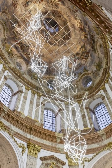 Cerith Wyn Evans, Karlskirche Contemporary Arts © Leonhard Hilzensauer