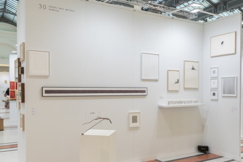 Hiroyuki Abe, Mikiko Sato Gallery, paper positions, Berlin, 2024, Paper Art Award in Bronze, Foto: Clara Wenzel-Theiler