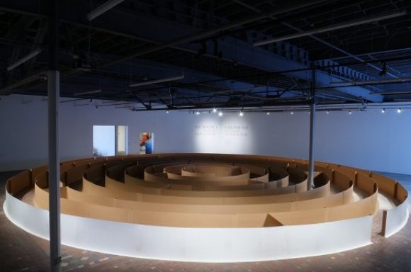 Carlos Bunga, Doubled Architecture, Installation, MoCAD, Detroit, 2018, Foto: MOCAD