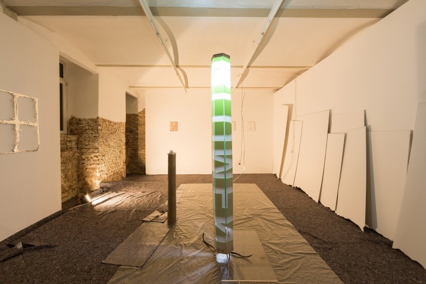 Katharina Hölzl, Eugen Wist, nouveau niveau, 2019, Ausstellungsansicht, foundation, Wien