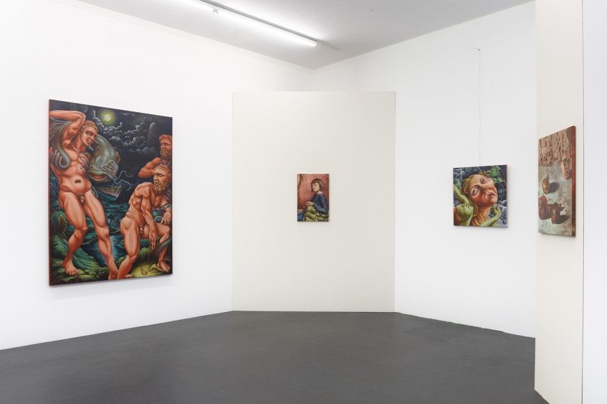 Jannis Marwitz, Narch till June / Närz bis April, 2019, Ausstellungsansicht, Dortmunder Kunstverein | Foto: Simon Vogel