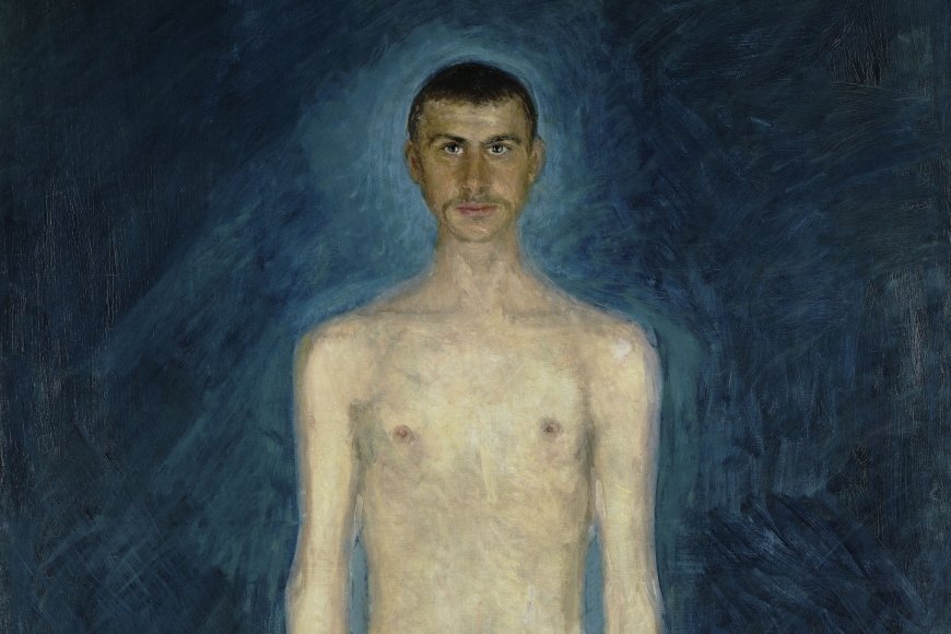 Richard Gerstl, Selbstbildnis als Halbakt, 1902/04, Öl auf Leinwand, 159 x 109 cm | Foto: Leopold Museum, Wien/Manfred Thumberger