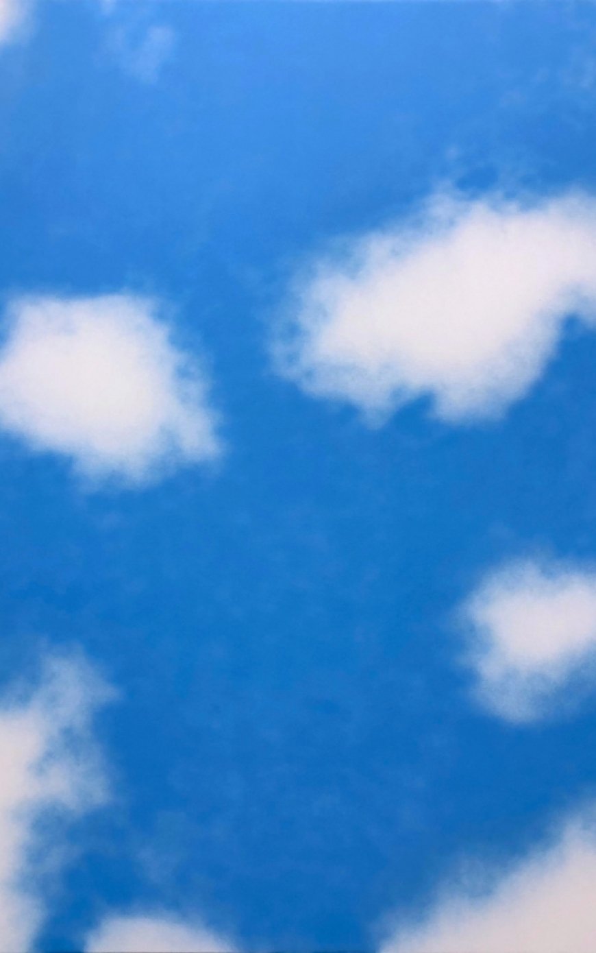 Lucas Zallmann, Cloudpainting, 2017, Acryl auf Leinwand, 180x140 cm