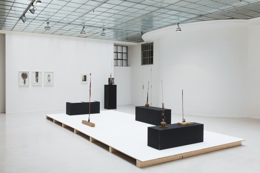 Henri Chopin, Lutte Poétique, 2019, Ausstellungsansicht, Georg Kargl Fine Arts, Wien