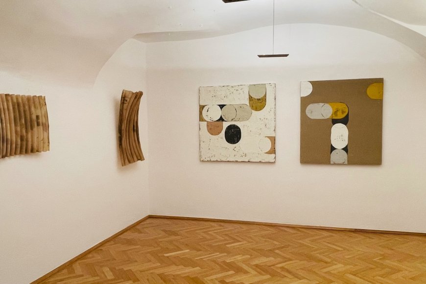 Jupp Linssen und Johann Schwarz, Ausstellungsansicht Galerie Hrobsky, 2022, Courtesy und © Galerie Hrobsky