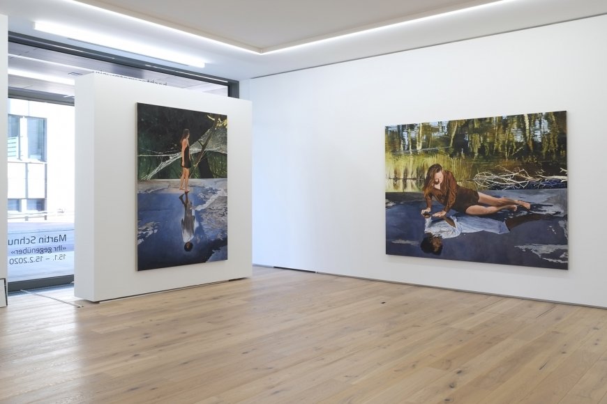 Martin Schnur, «Ihr gegenüber», 2019, Ausstellungsansicht, bechter kastowksy galerie, Schaan, Liechtenstein | © bechter kastowsky galerie