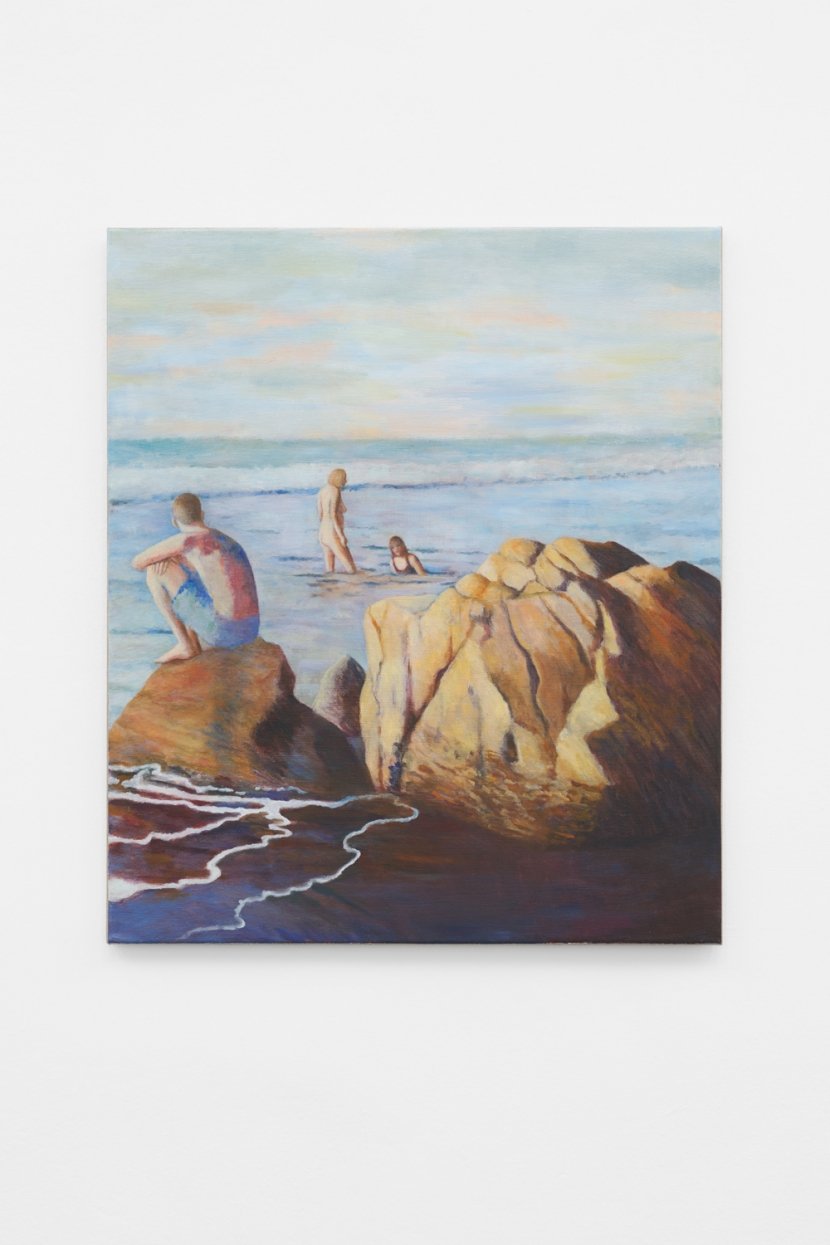 Birgit Megerle, Rock, 2019, Oil on linen, 70 x 60 cm