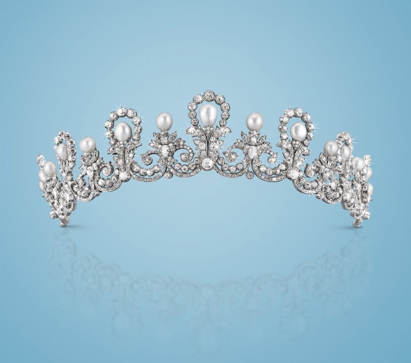 Haus Habsburg Orientperlen Diamant Diadem, um 1890/95, Schätzwert € 100.000 – 200.000 © Dorotheum