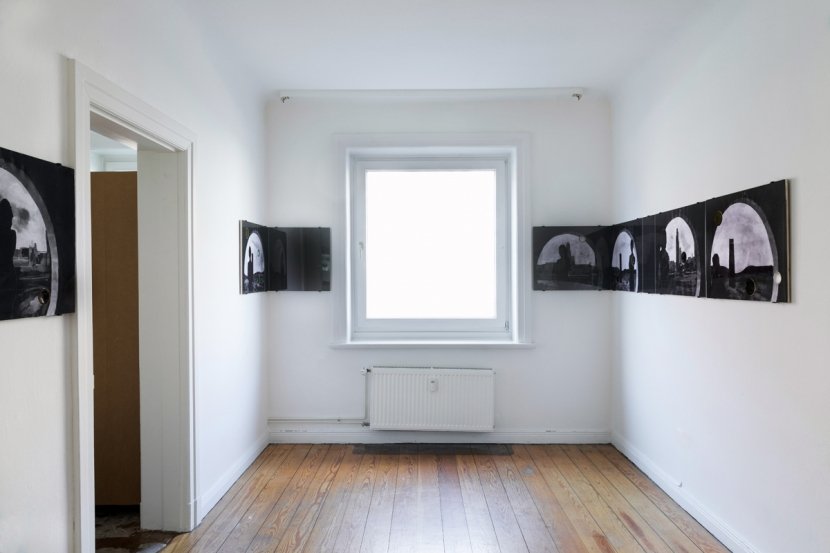 Lennart Schweder, Jade 1 und Jade 2, 2018, Ausstellungsansicht, Florentine Muhry, Hamburg