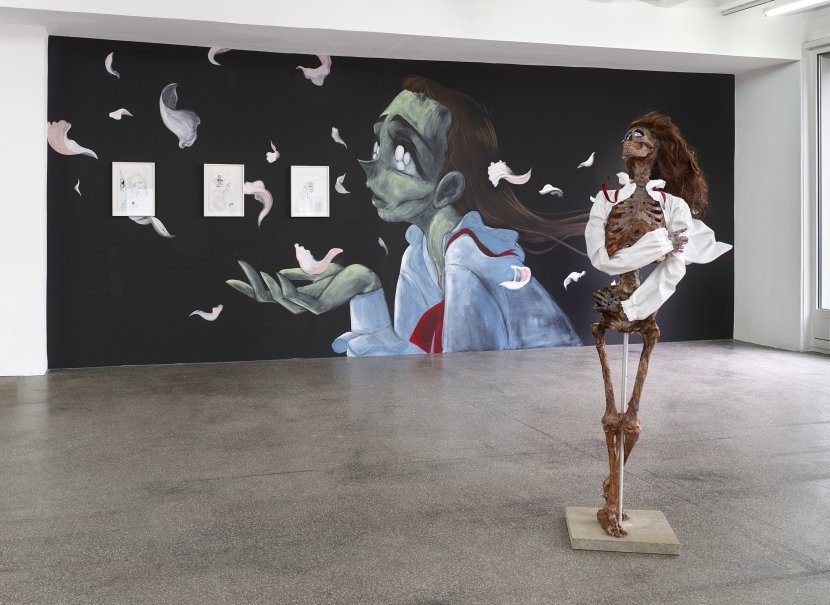 Julien Ceccaldi, Solito, 2018, Ausstellungsansicht, Kölnischer Kunstverein, Köln