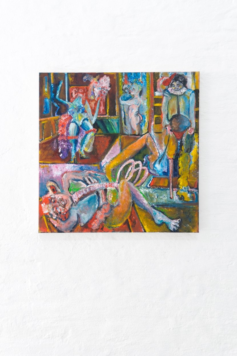 Joseph Geagan, Venison Gravy, 2018, Oil on canvas, 70 x 70 cm