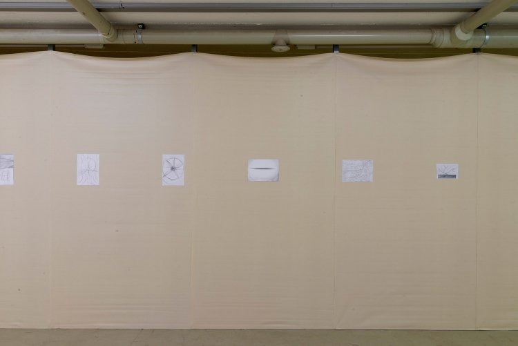 Lukas Quietzsch & Philipp Simon, Leibliches Hören und sein Knecht, 2019, Ausstellungsansicht, kunstbunker e.V., Nürnberg