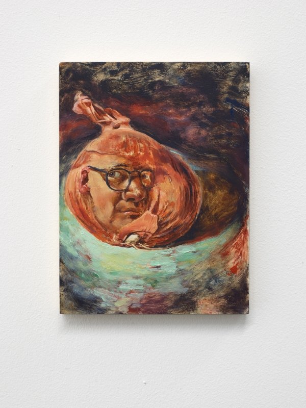 Jannis Marwitz, Ohne Titel, 2019, Öl auf Leinwand, 20 x 15 cm