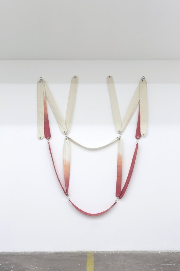 Marita Fraser, Untitled Net (for Irigaray), 2017, calico, dye, metal