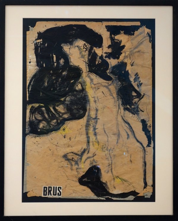 Günter Brus, „Ana“,  Tusche, Bleistift auf Transparentpapier, 63 x 45 cm | Courtesy Stiftung Theodor Poppmeier | Foto: Nicole Sommer