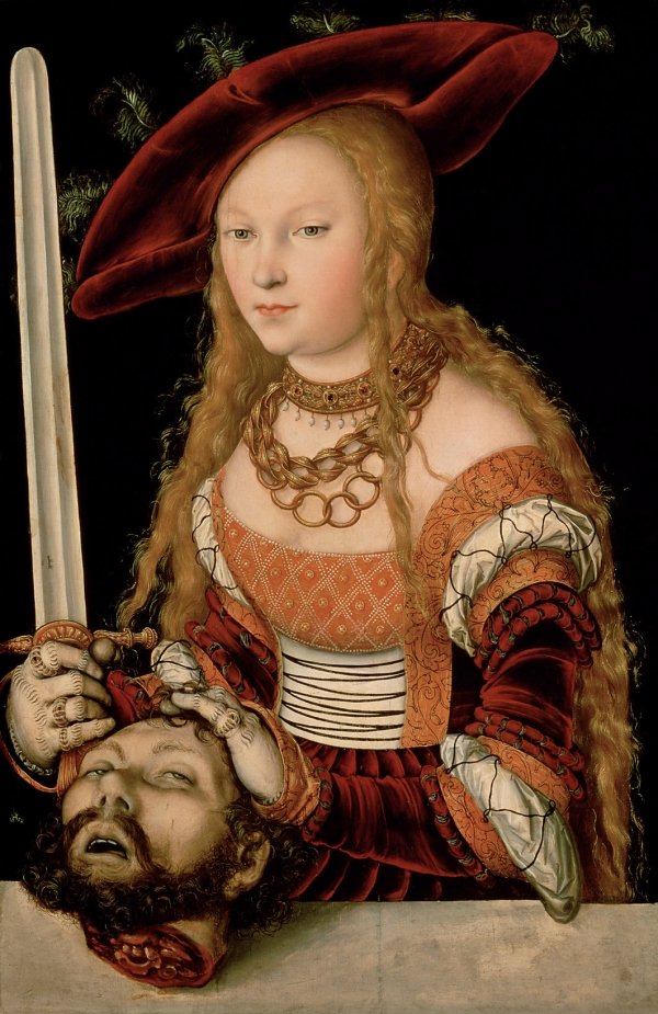 Judith mit dem Haupt des Holofernes um 1530 Künstler: Lucas Cranach d. Ä. © KHM