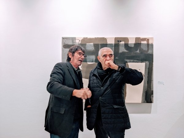 Peter Marquant in der Galerie Amart, 2020 | Courtesy Galerie Amart