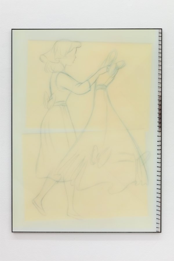 Marina Sula, Little glass slipper, 2019, UV-print on plexiglas, alu-dibond, steel, 150 x 110 cm, unique | Courtesy Gabriele Senn Galerie | Photo: Kunst-dokumentation.com 