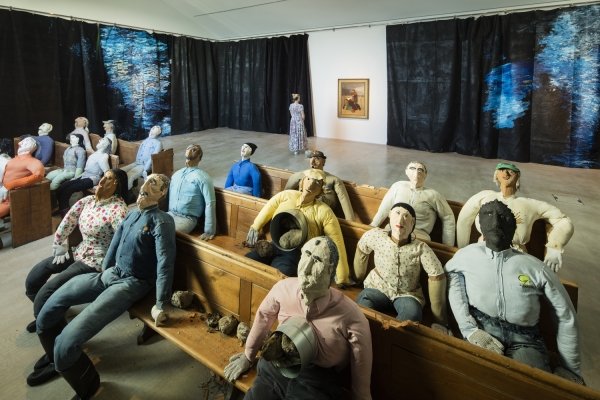 Oscar Murillo, installation, Turner Prize 2019 at Turner Contemporary | Foto: David Levene