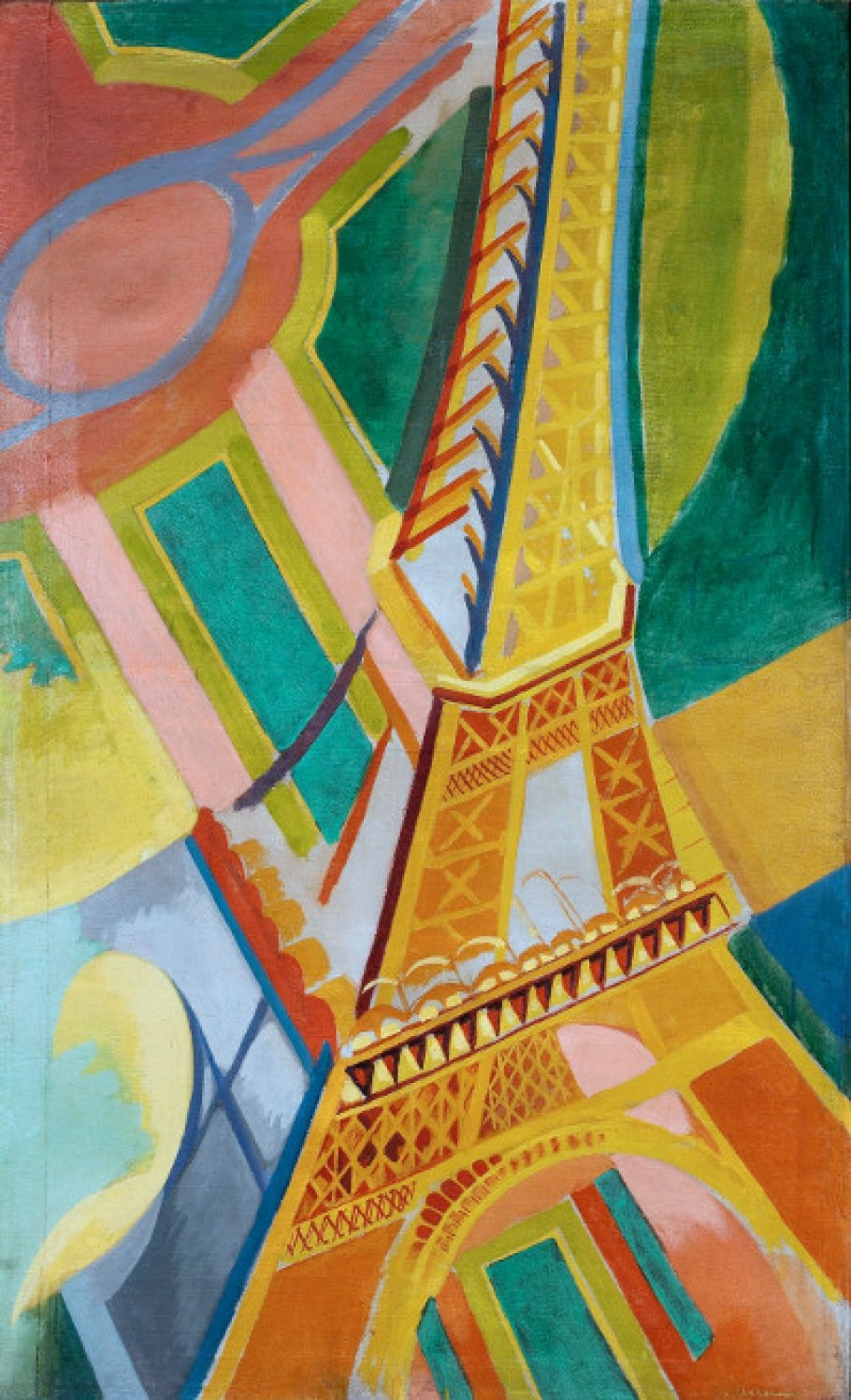 Robert Delaunay, Tour Eiffel, 1926, Öl auf Leinwand, 170 x 104 cm | Musee d'Art Moderne de la ville de Paris | Foto: Eric Emo/Parisienne de Photographie | Courtesy Kunsthalle Würth