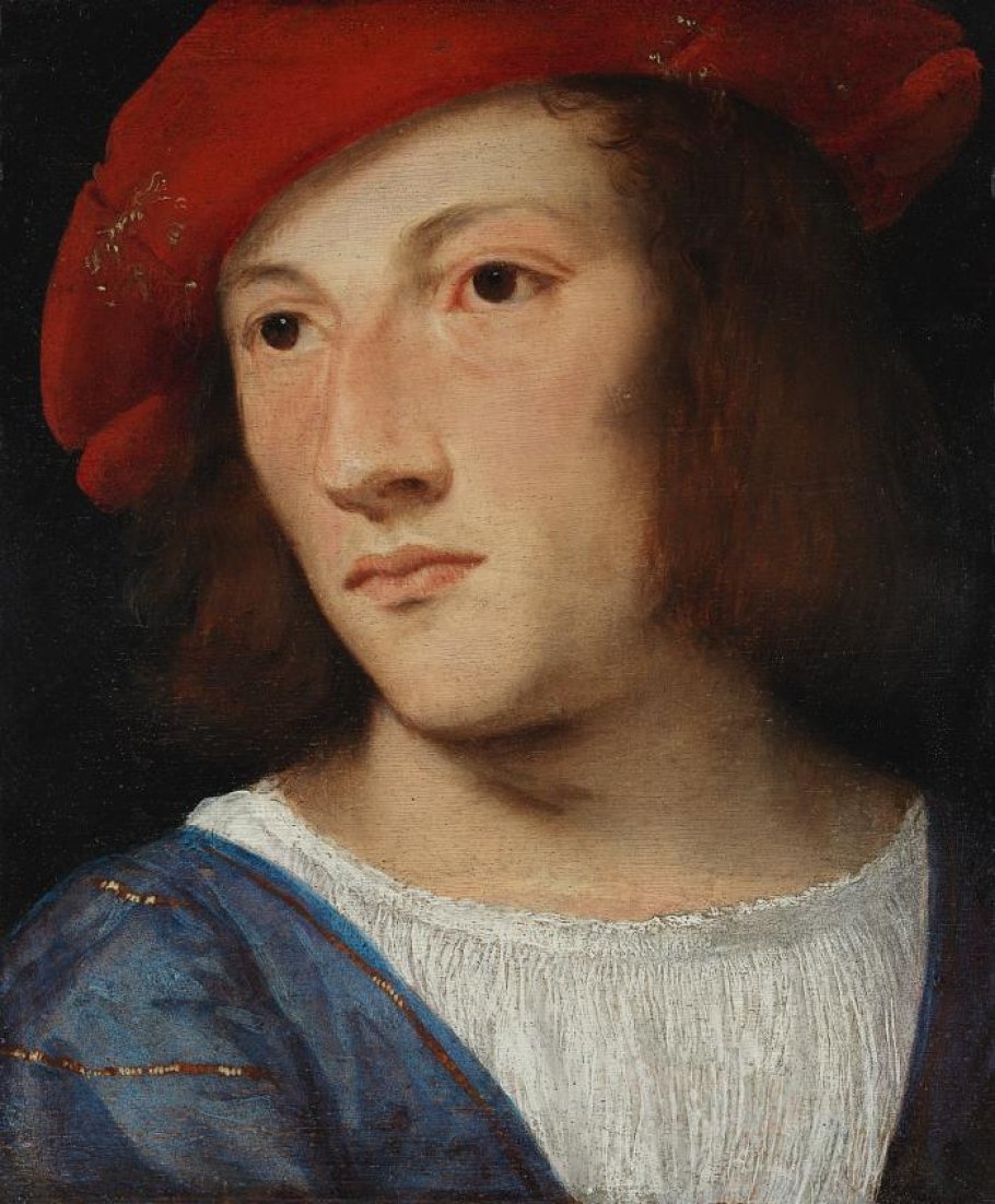Tizian (um 1488/90–1576), Bildnis eines jungen Mannes, ca. 1510, Städel Museum, Frankfurt