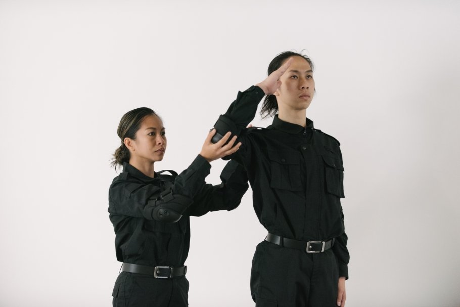 Isaac Chong Wai, Rehearsal of the Futures: Police Training Exercises (2018), still by CPAK studio | Courtesy of M+, Blindspot Gallery, Zilberman Gallery and the artist