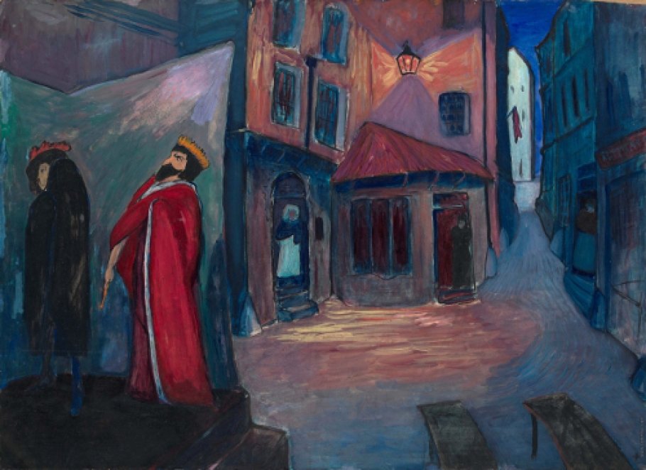 Marianne von Werefkin In die Nacht hinein, 1910, Städtische Galerie im Lenbachhaus und Kunstbau München