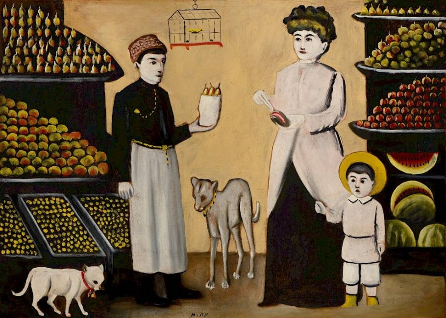 Niko Pirosmani | Tatarischer Obsthändler | Georgisches Nationalmuseum © Infinitart Foundation