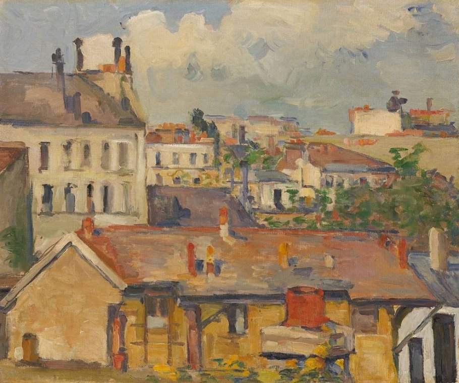 Paul Cézanne | Groupe de maison, 1876/77 | Dauerleihgabe an Hahnloser/Jaeggli Stiftung, Villa Flora, Winterthur Foto: Reto Pedrini, Zürich