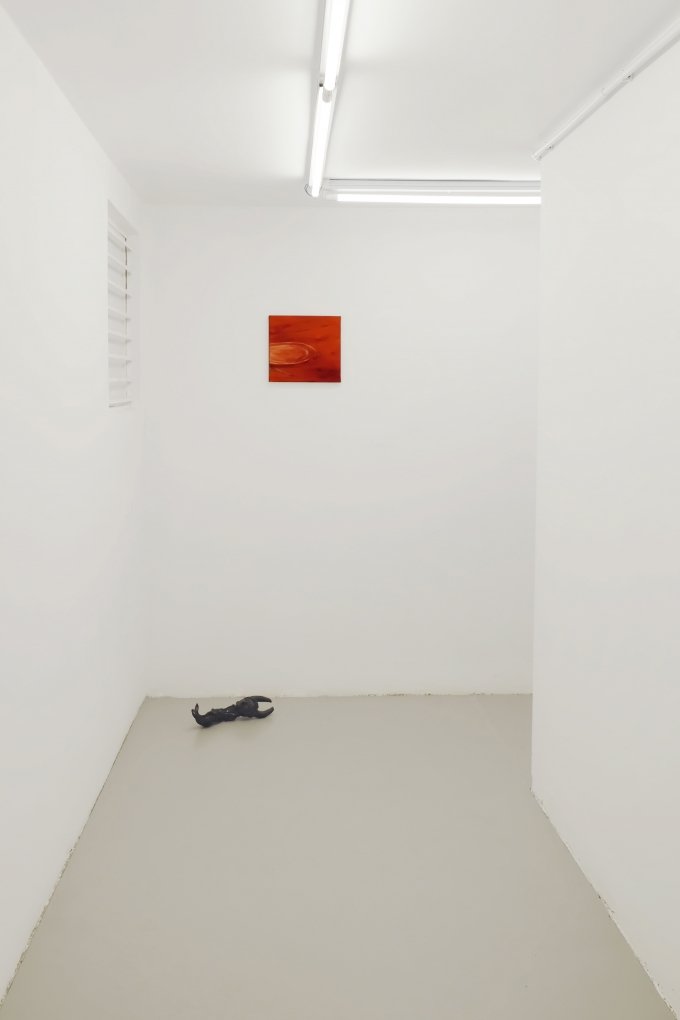 Kalle Lindmark & Siggi Sekira, Bilingual, 2019, Ausstellungsansicht, Soyuz, Pescara, Italy