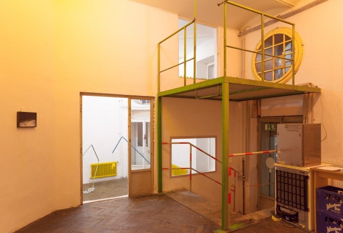 Flavio Palasciano, Of gardens and castles and borders and playgrounds, 2019, Ausstellungsansicht, New Jörg, Wien