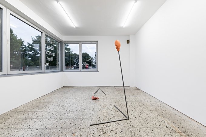Barbara Kapusta, installation view We Make the Place by Playing, VIS, Hamburg, 2018. Photo: Fred Dott