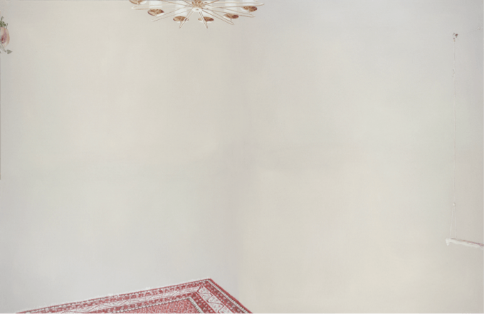 Einsicht. Acryl auf Leinen, 130 x 200 cm, 2018. Foto Alfredo Barsuglia