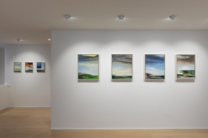 Galerie Jahn, Ausstellung „Placing Shadows“ von Martin Schnur | Fotograf: Harry Zdera