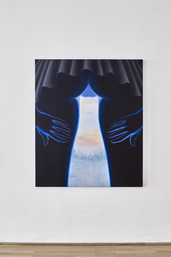 Melanie Ebenhoch, night, 2019, Öl auf Leinwand 110 x 130 cm