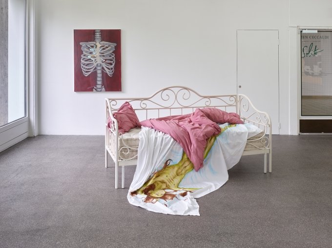Julien Ceccaldi, Solito, 2018, Ausstellungsansicht, Kölnischer Kunstverein, Köln