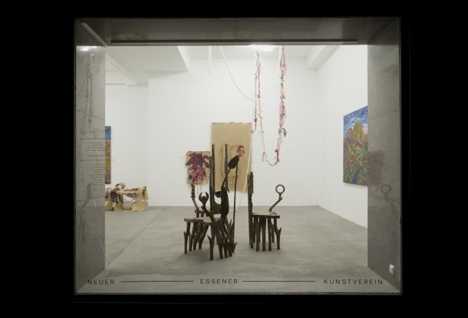 Gruppenausstellung, Prati bagnati del monte Analogo, 2018, Ausstellungsansicht, Neuer Essener Kunstverein, Essen