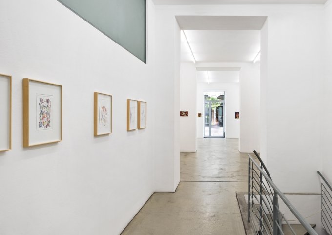 Adrian Buschmann, weekend im office, 2019, Ausstellungsansicht, Gabriele Senn Galerie, Wien