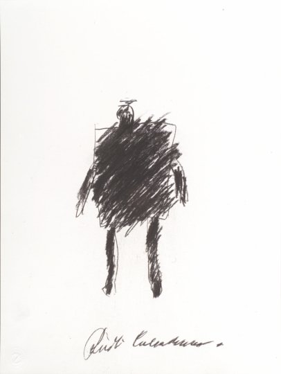 Rudolf Liemberger, Mensch / Human, 1981, Kohle / charcoal, DIAMOND Collection, Wien / Vienna, Foto / Photo: © Privatstiftung – Künstler aus Gugging / Private Foundation – Artists from Gugging