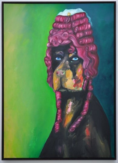 Ronald Kodritsch, Bastards, 2021, Öl auf Leinwand, 140 x 100 cm, Courtesy Galerie Gölles, 2021/22