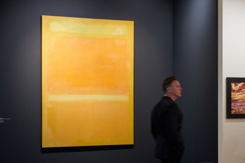 Noch zu haben: Mark Rothko (1955) bei Acquavella Galleries um 60 Millionen US-Dollar, Foto: © Art Basel, Basel