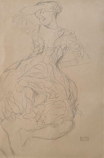 Gustav Klimt Studie zur Jungfrau(1913) © Wienerroither