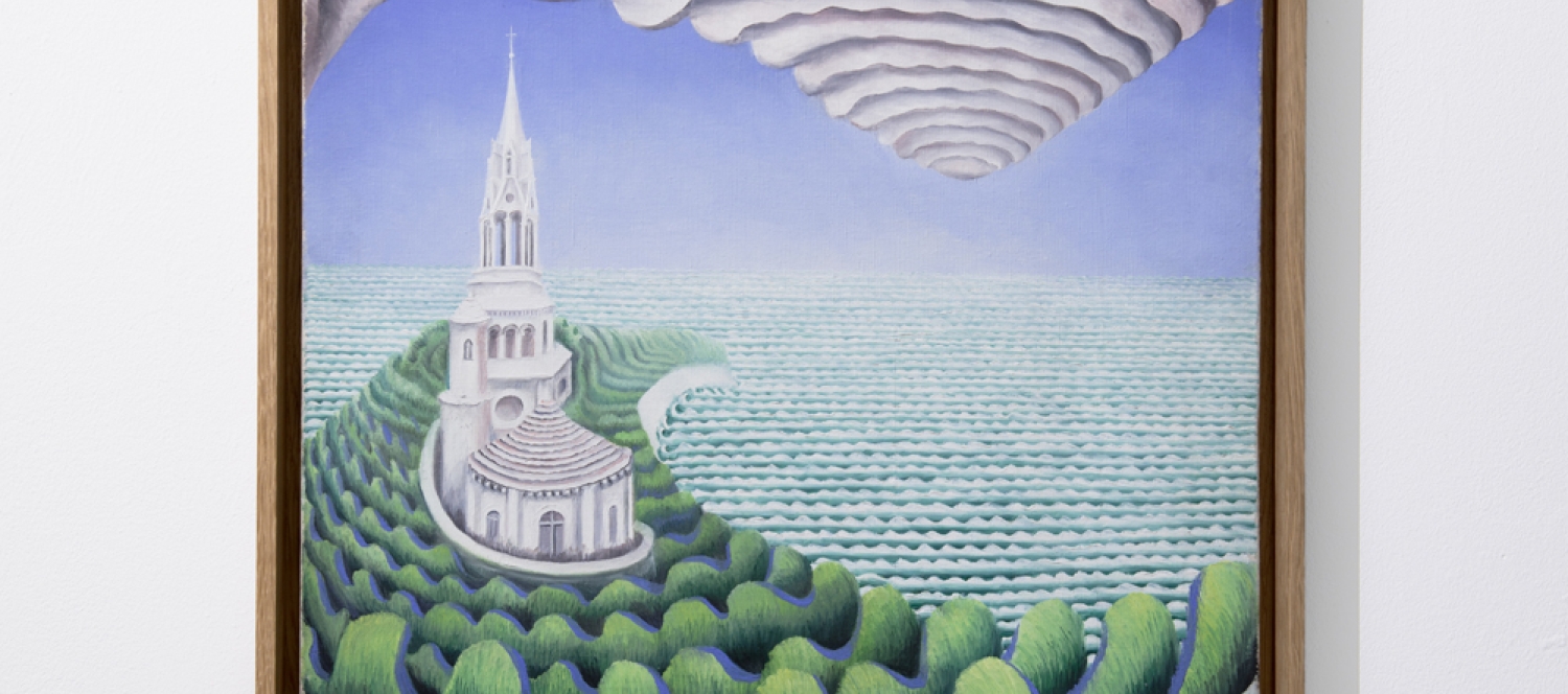 Élie Lascaux, L‘église devant la mer, 1927