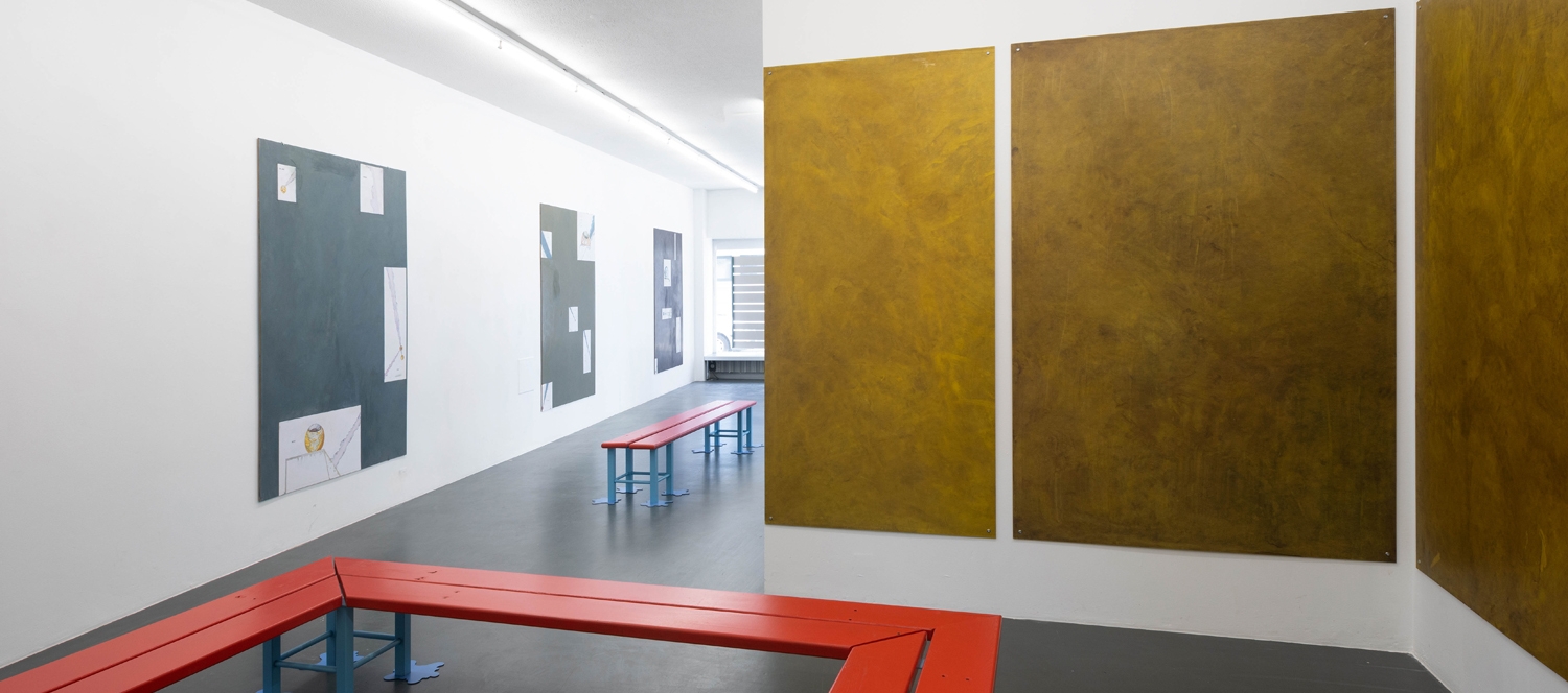 Timothée Calame & Alan Schmalz, Affinities, 2019, Ausstellungsansicht, Weiss Falk, Basel