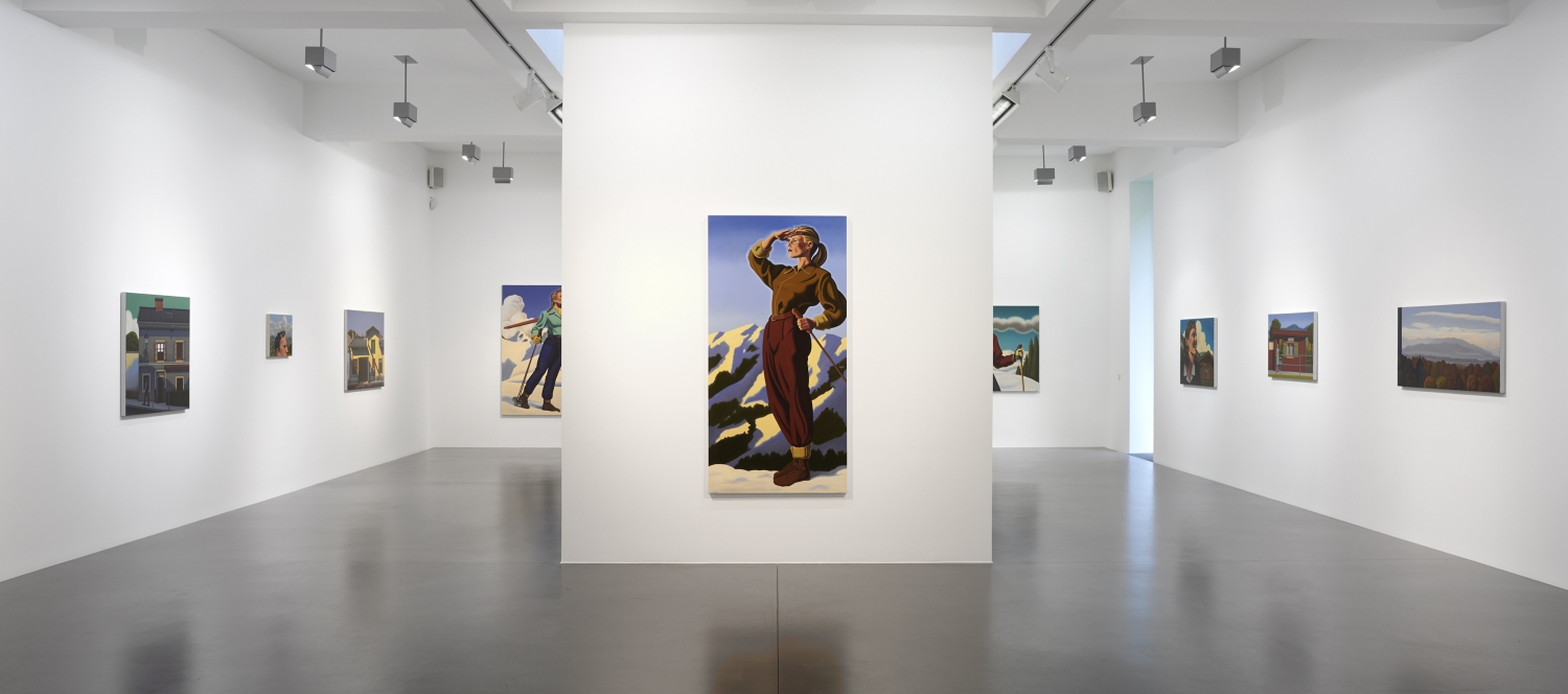 Kenton Nelson, New Work, 2018, Ausstellungsansicht, Galerie Nikolaus Ruzicska, Salzburg | Courtesy Galerie Nikolaus Ruzicska, Salzburg