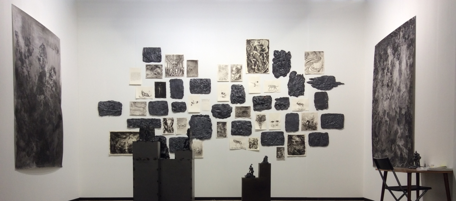 Andreas Chwatal, 2018, Messestand Galerie Jo Van de Loo, art berlin | Courtesy Galerie Jo van der Loo, München